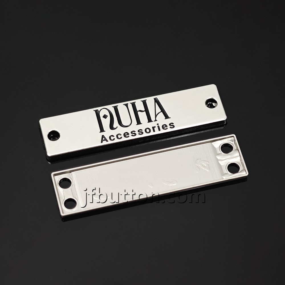 brushed metal label brushed metal label