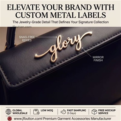 Custom Metal Labels for Bags - Premium Hardware Manufacturers