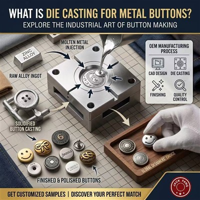 What Is Die Casting for Metal Buttons?
