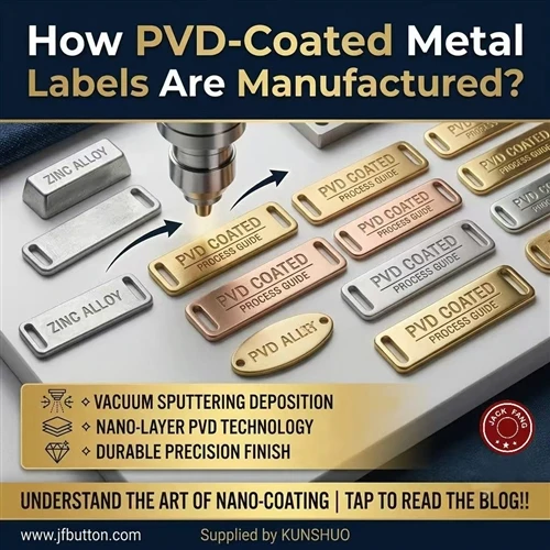 How PVD-Coated Metal Labels Are Manufactured