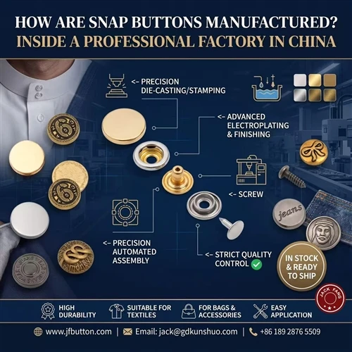 How Are Snap Buttons Manufactured? Inside A Professional Factory in China