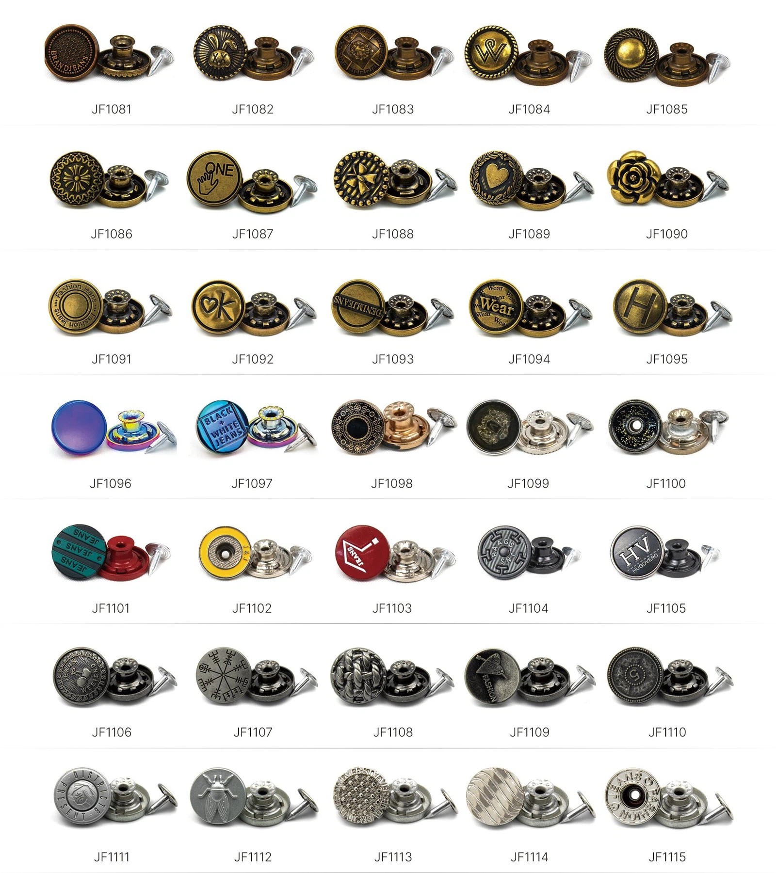 zinc alloy jeans button 3 zinc alloy jeans button 3