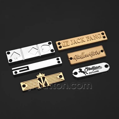 Metal Labels for Shoes & Footwear Metal Labels for Shoes & Footwear