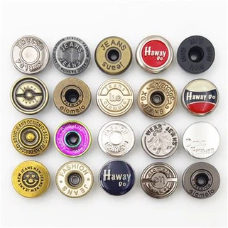 Buttons For Denim Jeans