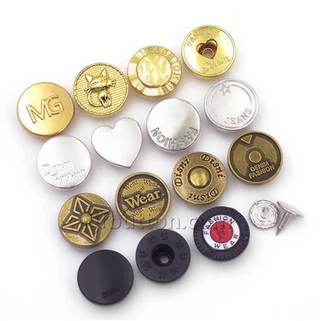 Metal Denim Buttons
