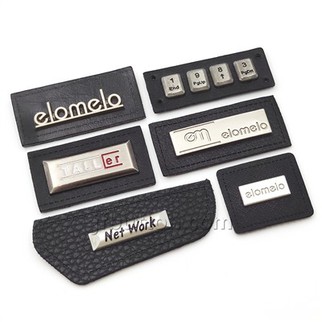 Personalized Leather Knitting Labels