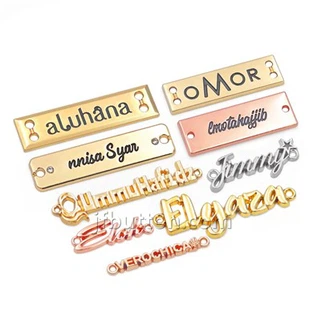 Small Metal Logo Plates